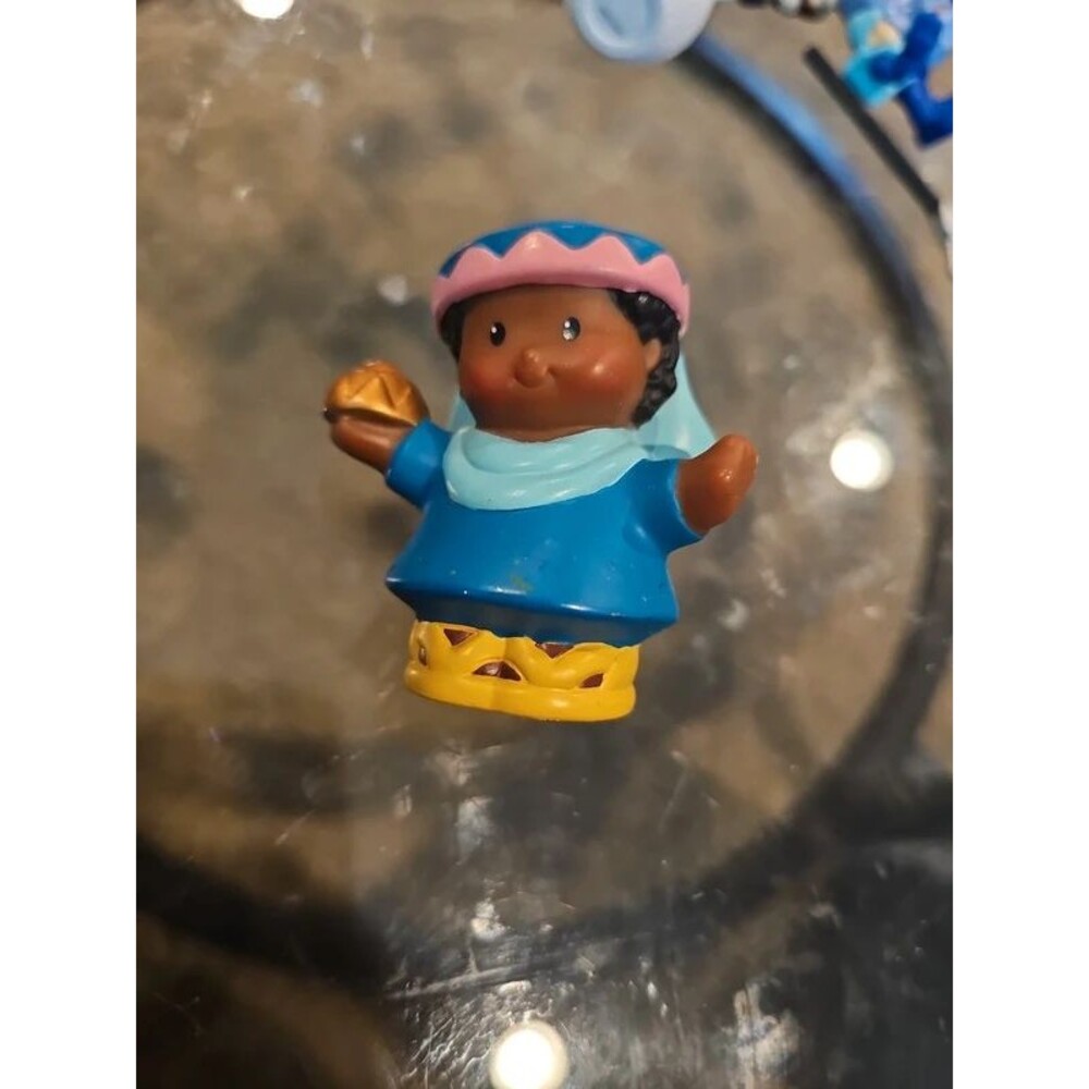 Fisher Price Little People Nativity Wise Man Blue Robe Figure Replacement Magi